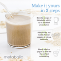 High Protein Weight Loss Shake | Plant-based Protein | 15 Meals | Metabolic Meal Replacement Powder